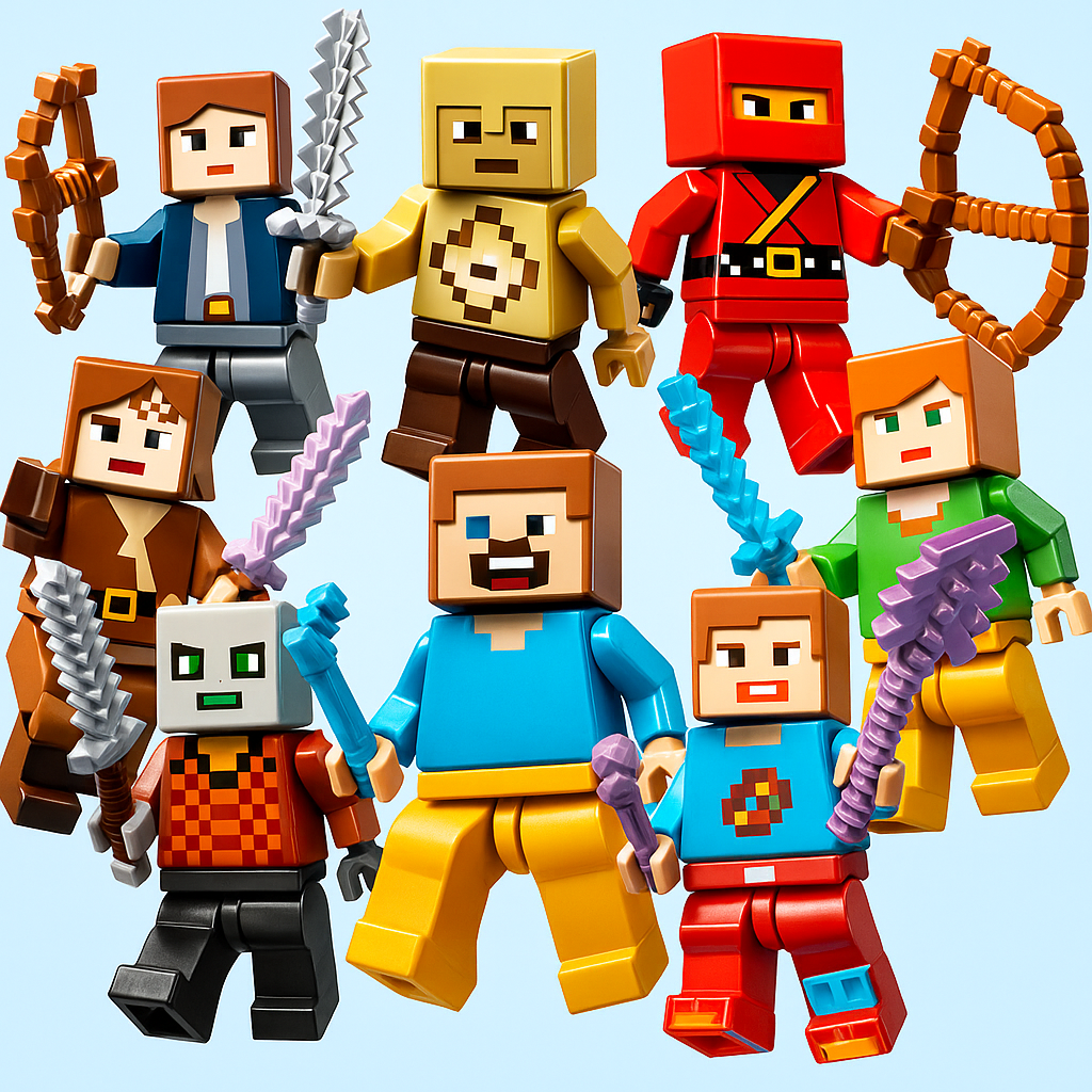 5 Pcs Action Characters
