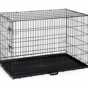 Prevue Pet Products Home On-The-Go Single Door Dog Crate E435, X-Large, Black, Collapsible, 49-1/2-inch Long, 29-3/8-inch Wide and 32-1/4-inch High